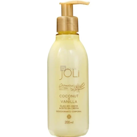 Óleo Em Creme Joli Vanilla E Coco 200ml