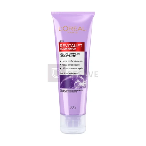 L'Oréal Paris Revitalift Gel de Limpeza Facial Hialurônico Anti-idade 80g