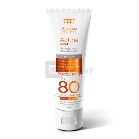 Protetor Solar Darrow Actine Ultra, FPS 80