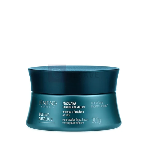 Máscara Capilar Amend Volume Absoluto, 300g