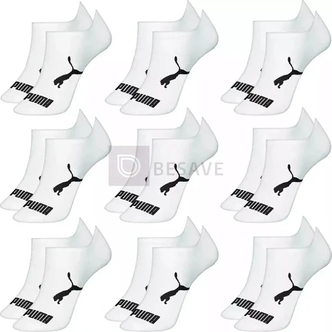 Kit 9 Pares Meias Puma Sapatilha Cano Baixo Algodão Original