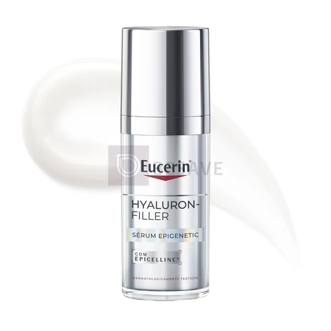 EUCERIN Sérum Facial Anti-idade Epigenetic 30ml, Antirrugas, Epicelline, Ácido Hialurônico, Antissinais, Pele Madura