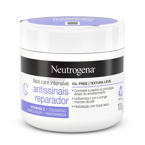 Creme Facial Hidratante Antissinais Neutrogena Face Care Intensive, 100g