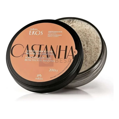 Esfoliante de Castanha para o Corpo Ekos 200g em polpa