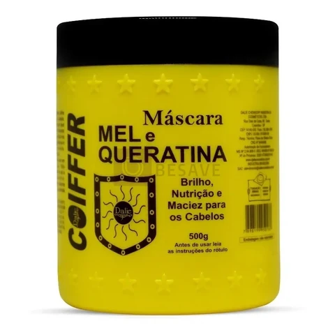 Máscara Mel E Queratina Dalie Coiffer 500g