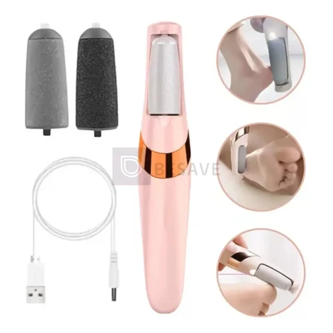 Lixadeira Elétrica Recarregável Electric Pedi Pés Calos Esfoliador