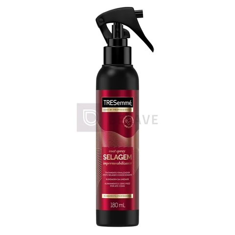 TRESemmé Coat Spray Finalizador Impermeabilizante para Cabelos – 0% Frizz por até 72h, 180 ml