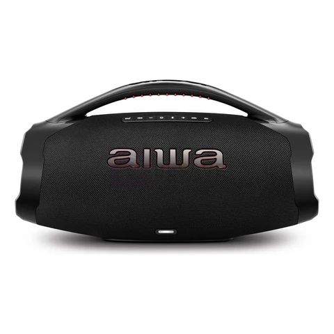 Caixa De Som Boombox Aiwa AWS-BBS-01-B 200w IP66 30hs De Bateria