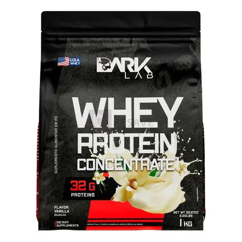 Whey Protein Concentrado 1kg Dark Lab Sabor Baunilha