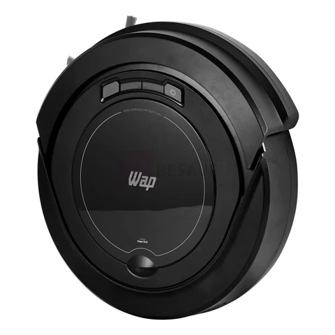 Robô aspirador Robot W90 varre aspira e passa pano 30w Wap cor preto