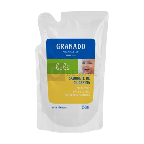 Granado Refil Sabonete Líquido Bebê, Tradicional, 250ml