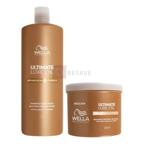 Kit Ultimate Luxe Oil Duo - Shampoo 1l + Máscara 500ml