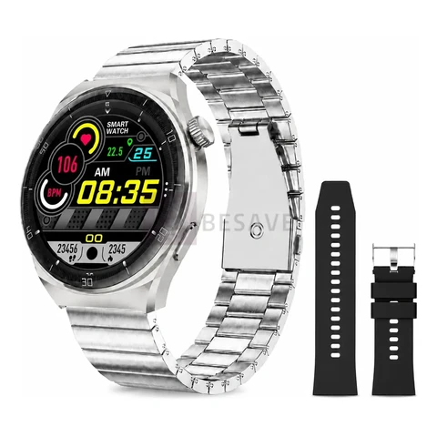 Relógio Smartwatch Aurafit Am05 Tela Amoled Aço Inoxidável