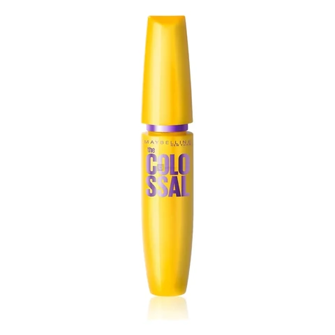 Máscara de Cílios Lavável, Longa Duração, 9x Mais Volume e Definição, Não Empelota, Cor Preto, The Colossal Volum' Express Maybelline NY, 8ml