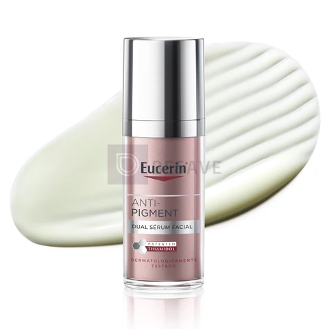 EUCERIN Dual Sérum Facial Antimanchas e Anti-idade 30ml, Anti-Pigment, Clareador, Thiamidol, Ácido Hialurônico