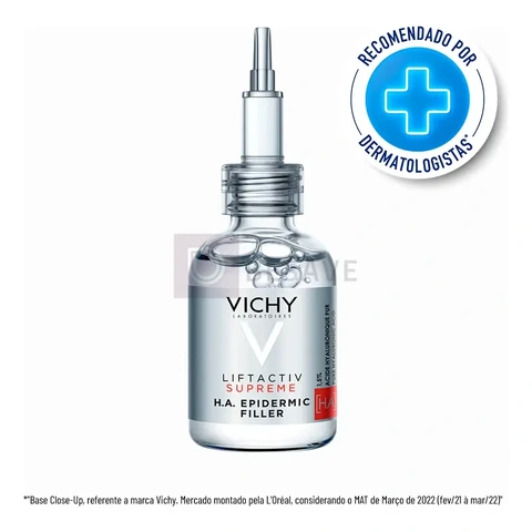 Sérum Preenchedor antirrugas Rosto e Olhos, H.A. Epidermic Filler Vichy, 30ml