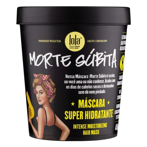 Morte Súbita Máscara Super Hidratante 450g, Lola Cosmetics