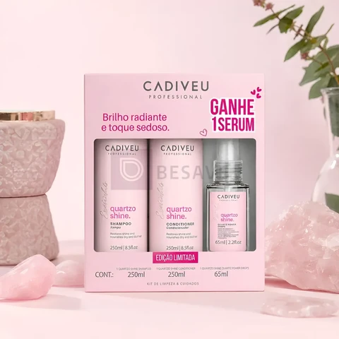 Cadiveu Professional Kit Quartzo Shine (3 Produtos)
