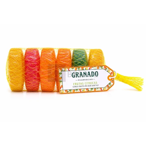 Granado Kit Sabonetes Barra Frutas Cítricas, 90g, 6 Unidades