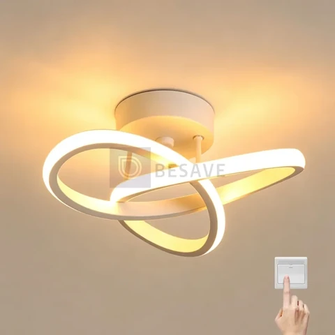 Luminaria Teto Led,pendente Lustre Moderna Para Quarto Sala