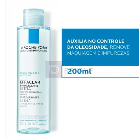 La Roche-posay Effaclar Solução Ultra - Água Micelar 200ml