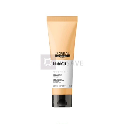 L'Oréal Professionnel NutriOil Leave-in, Hidratação e Nutrição Intensa para Cabelos Secos e Sem Brilho, com Óleo de Coco, Proteção Térmica e Antifrizz, 150ml