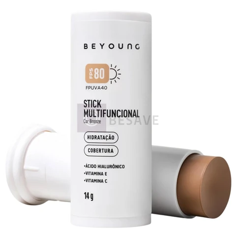 Beyoung Stick Multifuncional Com Cor FPS 80 Bronze 14g