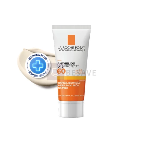 La Roche-Posay Protetor Solar Facial FPS 60 Gel Creme Oil-Free com Ação Hidratante e Antioxidante UVA/UVB para Peles Oleosas Sem Cor, Anthelios XL Protect 40g