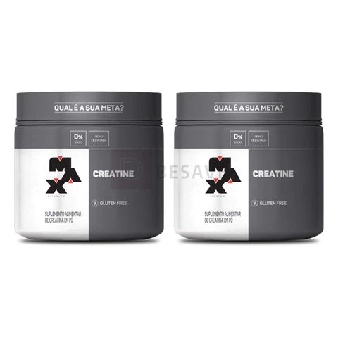 Kit 2x Creatina 300g Max Titanium