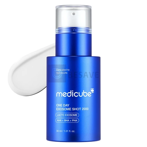 Sérum para Poros medicube One Day Exosome Shot 2000, 30ml