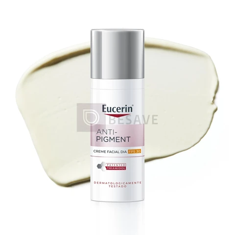 EUCERIN Creme Facial Antimanchas Dia FPS30 50ml, Anti-Pigment, Clareador, Thiamidol, Diurno