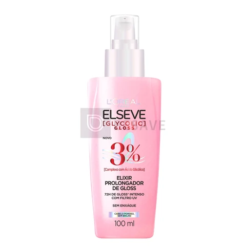 L'Oréal Paris Elseve Glycolic Gloss, Sérum Finalizador Antiporosidade 100ml