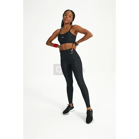 Conjunto Fitness Feminino Arm Top E Legging Bolso Lateral