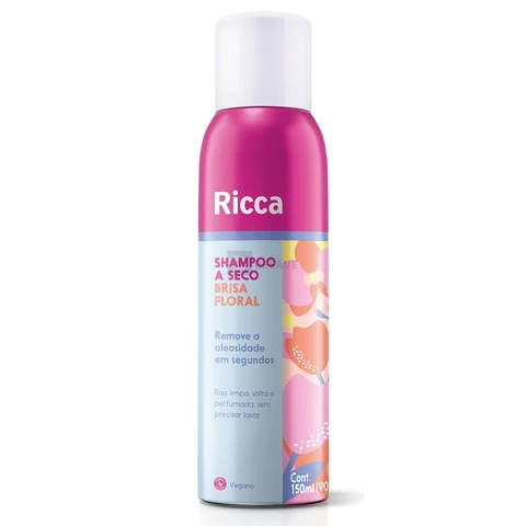 Shampoo a Seco Ricca, Brisa Floral, 150ml