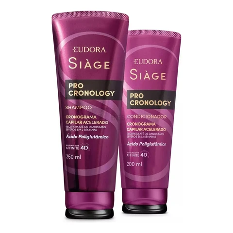 Combo Siàge Pro Cronology: Shampoo 250ml + Condicionador 200