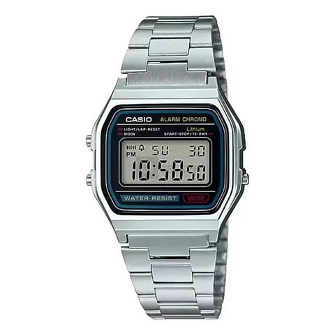 Relógio Casio Digital A158wa Vintage Masculino Unissex 30m