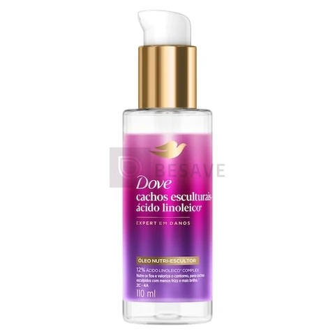 Dove Óleo Nutri-Escultor Cachos Esculturais + Ácido Linoleico 110ml