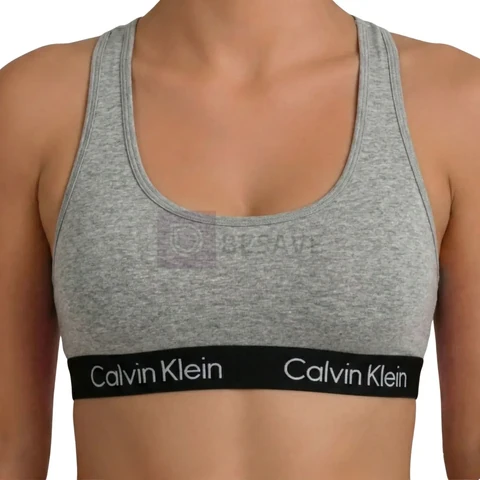 Top Calvin Klein Regata Cotton Elástico Bordado Ck Original