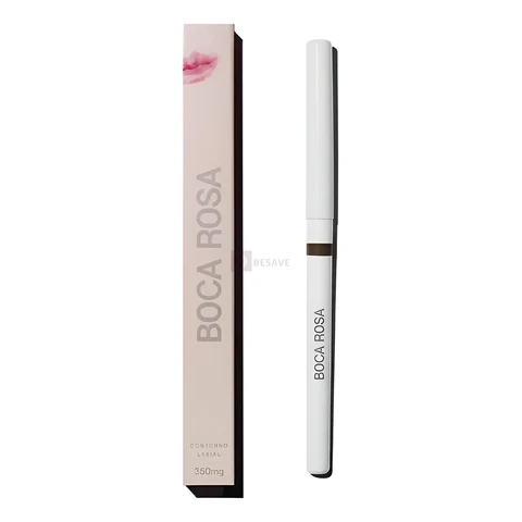 Contorno Labial Cor Marrom Intenso Boca Rosa