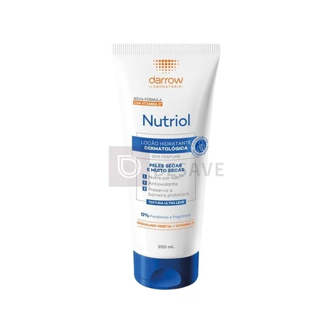 Darrow Nutriol Hidratante Sem Perfume 200Ml Nova Fórmula -