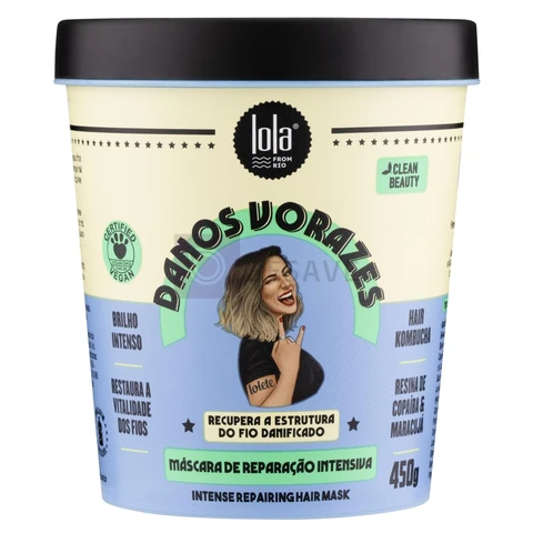 Danos Vorazes Máscara de Tratamento 450g, Lola Cosmetics
