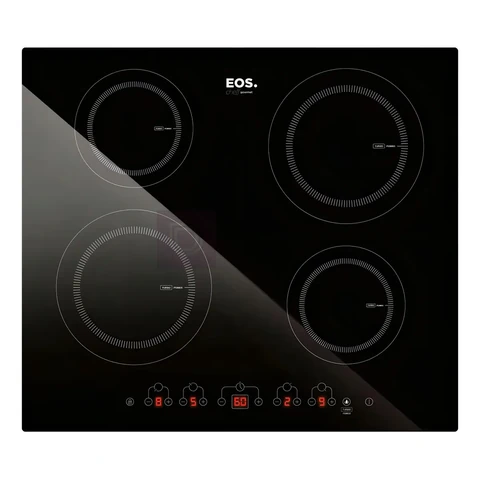 Cooktop De Indução 4 Bocas EOS 60cm Eci04ep Preto