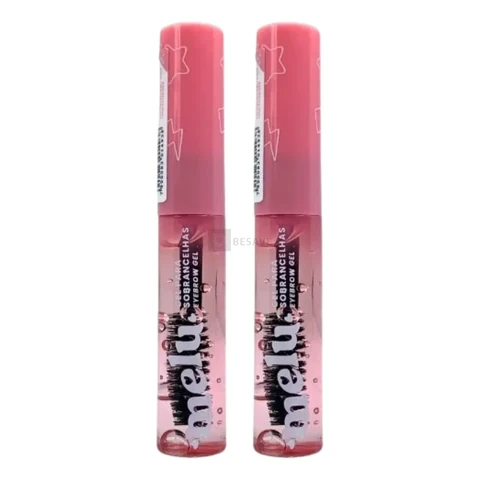 Gel De Sobrancelha Fixador Melu By Ruby Rose® Kit 2 Unidades