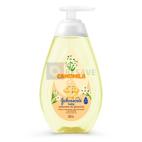 Sabonete Líquido Johnson's Baby, Glicerina e Camomila, 400ml