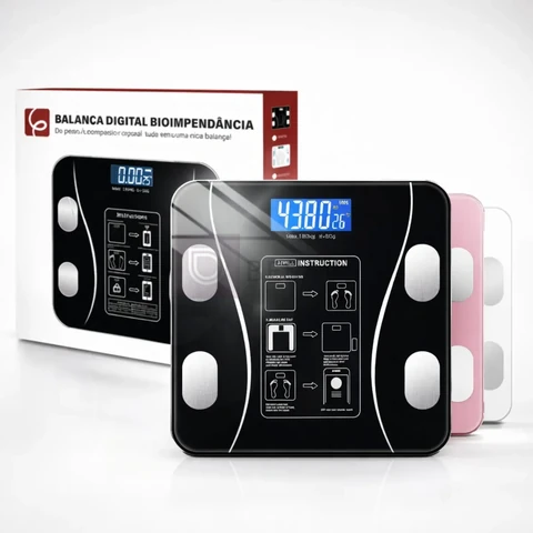 Eps-6905 BaIan Epsilon Inteligente Bluetooth Com App, Lcd, Vidro Temperado, 180kg