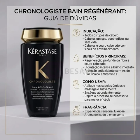 Shampoo Kérastase Chronologiste Bain Régénérant