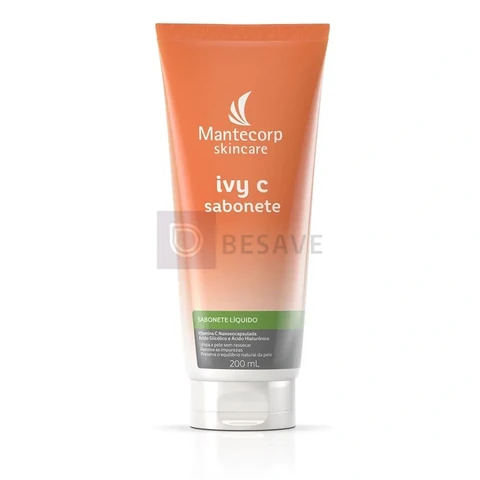 Sabonete Líquido Facial Ivy C 200ml Mantecorp Skincare Todo Tipo De Pele Dia/noite