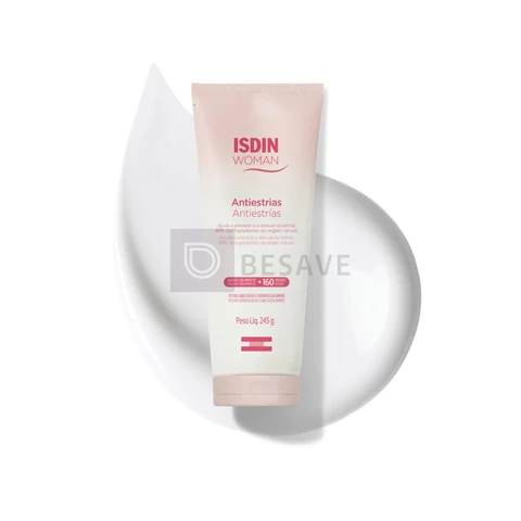 ISDIN Creme Corporal Woman Antiestrias Apto para Grávidas - 245g