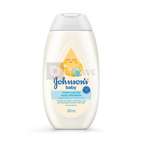 Loção Hidratante Corporal Johnson's Baby Recém-Nascidos, 200ml